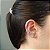 Brinco Ear Cuff Grafite com Zircônias - Imagem 2