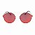 Óculos de Sol Estilo Flat com Lente Espelhada Rosa - Imagem 2
