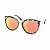Óculos de Sol Estilo Gatinha Marmorizado Lente Espelhada Laranja - Imagem 3
