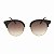 Óculos de Sol Redondo Gatinha Style Marrom Fosco - Imagem 2