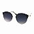 Óculos de Sol Estilo Top Bar com Lente Redonda Preta - Imagem 4