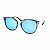 Óculos de Sol Marmorizado Lente espelhada Azul - Imagem 4
