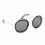 Óculos de Sol Prateado com Lente Preta - Imagem 1