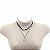 Colar Choker com Camurça e Círculo com Pedrinha - Imagem 2