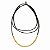 Colar Choker com Bolinhas Douradas - Imagem 3