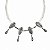 Colar Boho Prateado Lily - Imagem 3