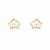 Kit de Brincos Dourado com Zircônias e Coroa - Imagem 3
