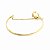 Pulseira Bracelete Dourada com Corrente - Imagem 3