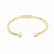 Pulseira Bracelete Dourada com Bolinha - Imagem 3