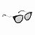 Óculos Preto Gatinha Fashion Espelhado - Imagem 1