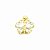 Piercing Dourado Folheado de Borboleta em Zircônia - Imagem 2