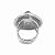 Maxi Anel Regulável Oval Desenhado com Pedra - Imagem 3