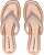 Chinelo Piccadilly Gabi Rasteira Strass Bicolor 508039 - Imagem 4