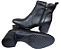 Bota Bottero Cano Baixo Salto Bloco Couro Napa 347810 - Imagem 8