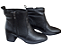 Bota Bottero Cano Baixo Salto Bloco Couro Napa 347810 - Imagem 6