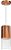 PENDENTE MIRAGE COBRE 10X10X27 1L E27 - Imagem 2