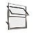 BASCULANTE QUALITY AL 2FLS VD LISO 40X60 - Imagem 1