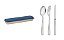 CONJUNTO TALHER INOX C/ESTOJO AZUL CUTLERY - Imagem 2