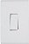 INTERRUPTOR 1 TECLA 10A/250V LIZ BRANCO - Imagem 1