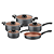 JOGO PANELAS ALUMINIO 5 PCS CINZA - Imagem 3
