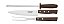 JOGO P/CHURRASCO INOX BARBECUE 3PC TRADICIONAL - Imagem 1