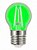 LAMPADA LED FILAMENTO COLOR BOLINHA G45  VERDE TAS - Imagem 1
