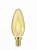 LAMP LED FILAMENTO VINT VELA B35 AMB E14 C/ADP E27 - Imagem 3