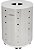 CESTO DE ROUPA INOX C/TP.BELLA BRANCA 35KG - Imagem 2
