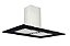 COIFA INOX VETRO ISLA FLAT 90 220V - Imagem 1