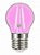 LAMPADA LED FILAMENTO COLOR BOLINHA G45 ROSA TASCH - Imagem 2