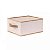 CAIXA EM TECIDO BEGE 30X30X30 - Imagem 1