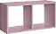 PRATELEIRA NICHO KIDS 1,5X56X28X20 ROSA QUARTZ - Imagem 1