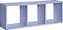 PRATELEIRA NICHO KIDS 1,5X80X28X20 AZUL SERENITY - Imagem 2