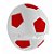 SUPORTE P/PRAT.BOLA DE FUTEBOL BCO/VERMELHO - Imagem 1