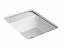 CUBA RETANGULAR EMBUTIR C/MESA 470X370MM BRANCO GE - Imagem 1