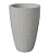 VASO CONICO VIME 30CM CIMENTO JAPI - Imagem 1