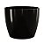 VASO CERAMICO MUNIQUE PRETO11CM - Imagem 1