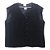 Colete de Lã Batida Forrado Preto Tamanho 58 Plus Size - Imagem 1