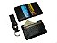 Kit Porta Cartão + Chaveiro + Porta Cartão Slim - Couro cor preto - Imagem 1