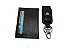 Chaveiro preto Liso + Porta Cartões Slim Preto elefante - Couro Legítimo - Imagem 4