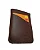 Mini Carteira Minimalista - Couro Legítimo - Cor Brown Fosco - unisex - Imagem 3