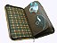 Porta Cd/dvds 40 Discos - cor Havana - Couro Legitimo - Imagem 2