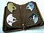 Porta Cd/dvds 40 Discos - cor Havana - Couro Legitimo - Imagem 3
