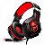 Headset Gamer Scorpion Com Fio Microfone Articulado e Led Rgb Vermelho - Gh-x1000 - Imagem 1