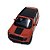 Miniatura Jeep Renegade Welly 1:34 Metal Laranja Teto Preto Laranja - Imagem 2