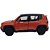 Miniatura Jeep Renegade Welly 1:34 Metal Laranja Teto Preto Laranja - Imagem 3
