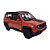 Miniatura Jeep Renegade Welly 1:34 Metal Laranja Teto Preto Laranja - Imagem 6