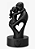 Presente Pai E Filha Dia Dos Pais Estatueta Preta Decoração - Imagem 2