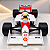 Miniatura Mclaren Mp4/4 Ayrton Senna 1:14 Com 33cm + Suporte - Imagem 6
