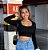 Cropped ribanna manga longa - Imagem 2